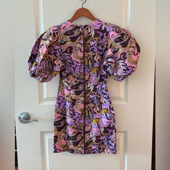 NWT Ted Baker FlickI Short Sleeve Printed Mini Dress - Picture 9 of 16